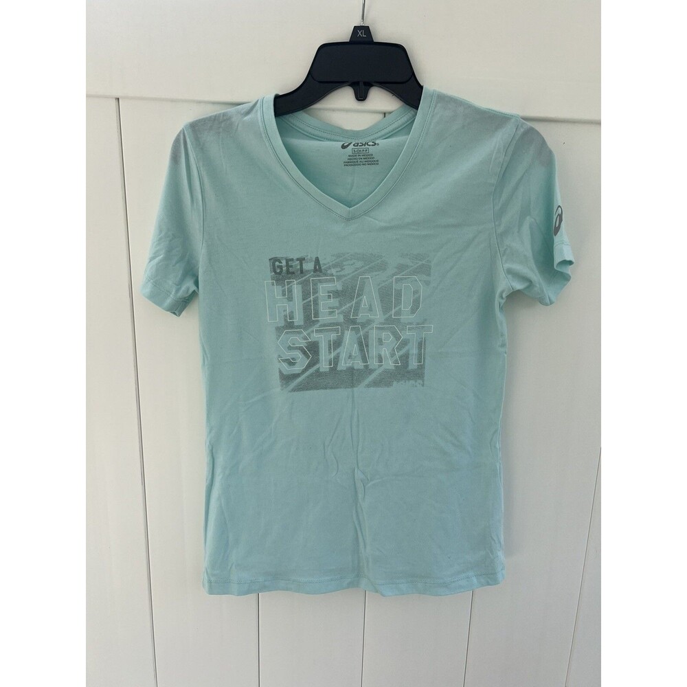 Asics Womens Shirt Small Short Sleeve Athletic Running T-Shirt